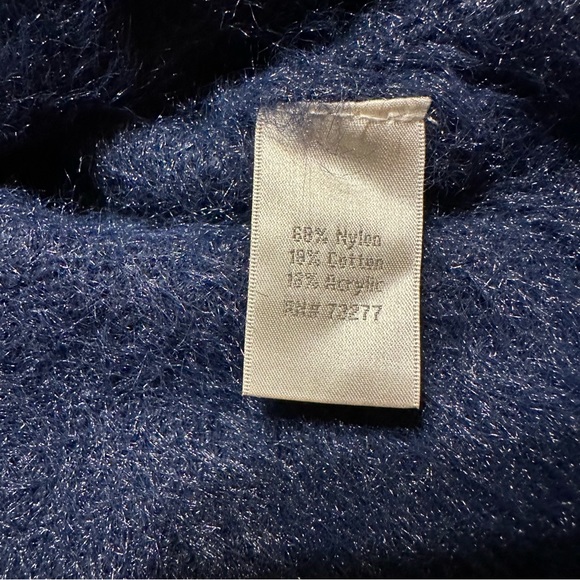 Women’s Dress Blue Lauren Conrad Runway Fuzzy Sweater, EUC, S - Picture 6 of 7